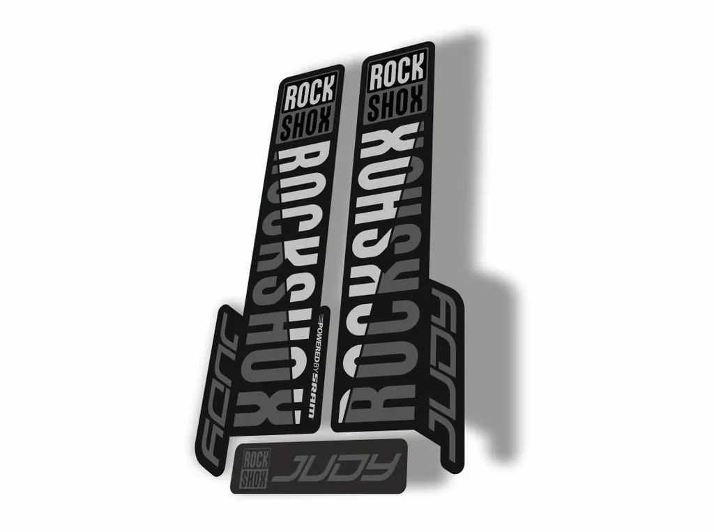 Rock Shox JUDY 2018 Fork Decal Mountain Bike Cycling Sticker Adhesive Gray