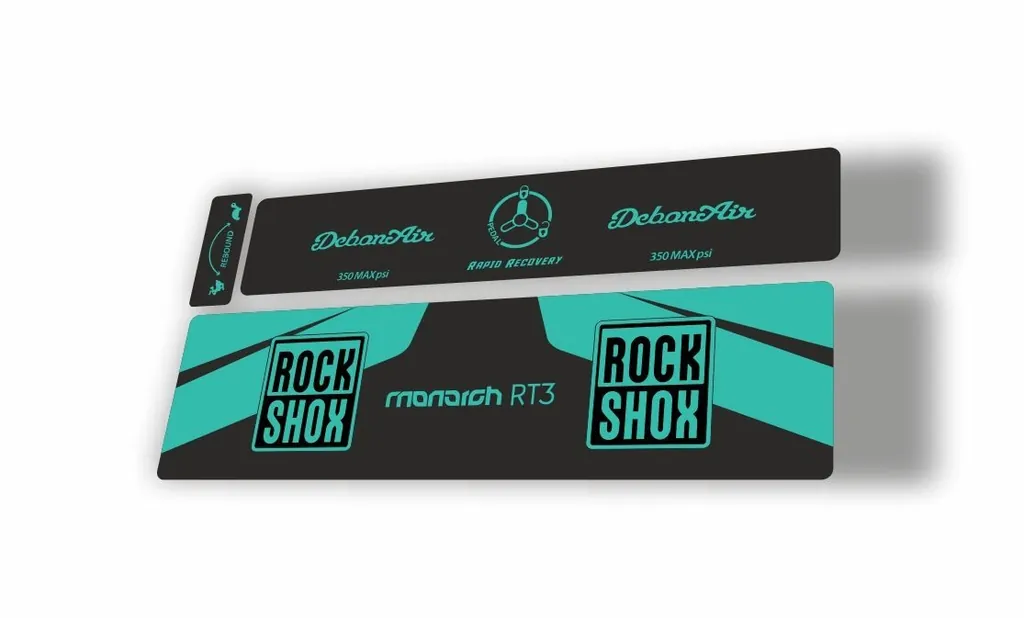 Rock Shox 2016 MONARCH RT3 Rear Shock MTB Decal Sticker Adhesive Dolphin