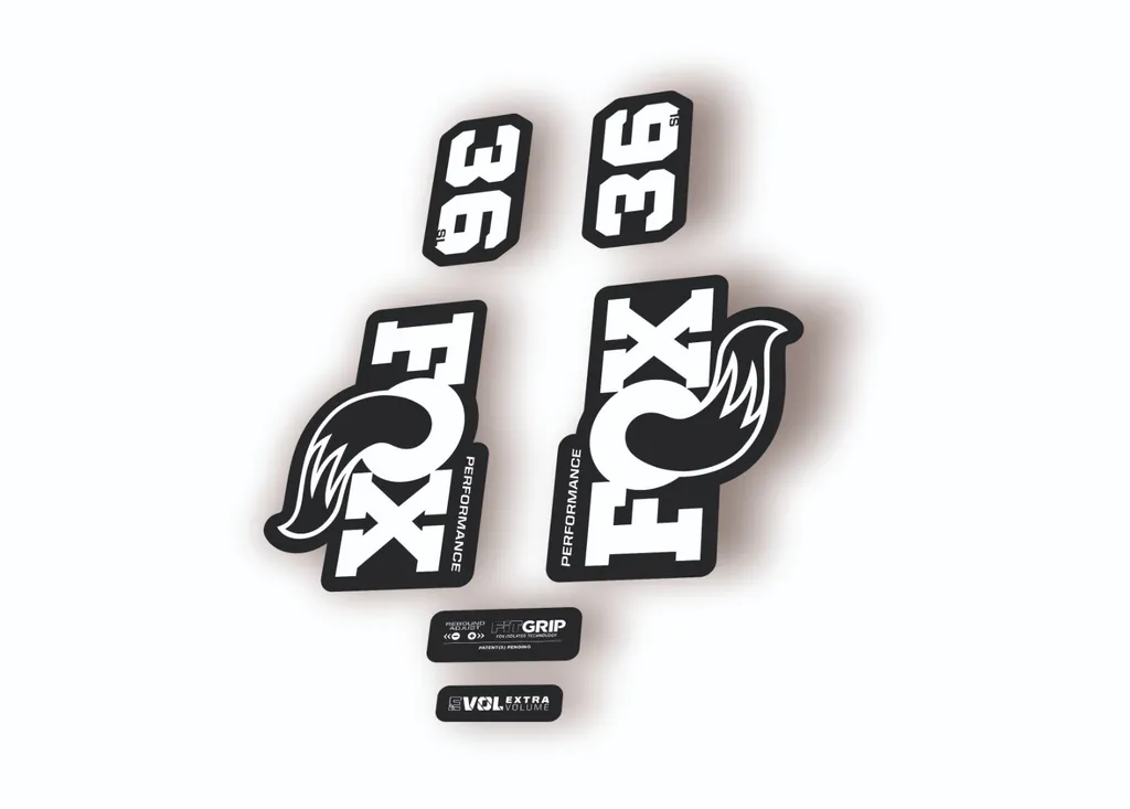 FOX 36 SL Performance Factory 2026 Fork Decal Sticker Adhesive White