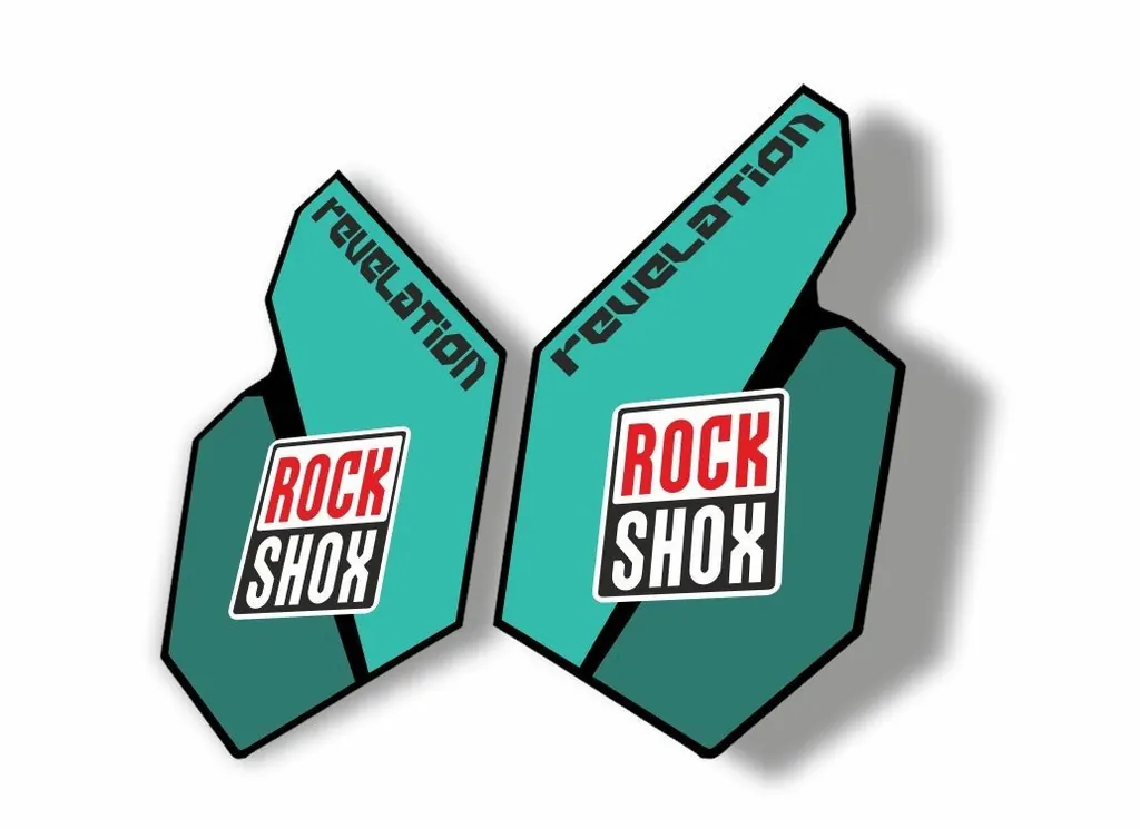 Rock Shox REVELATION 2012 Mountain Bike Cycling Decal Sticker Adhesive Dolphin