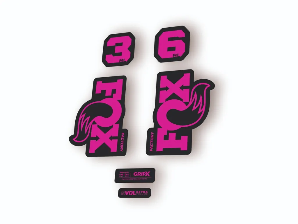 FOX 36 SL Factory 2026 Fork Decal Suspension Sticker Adhesive Pink