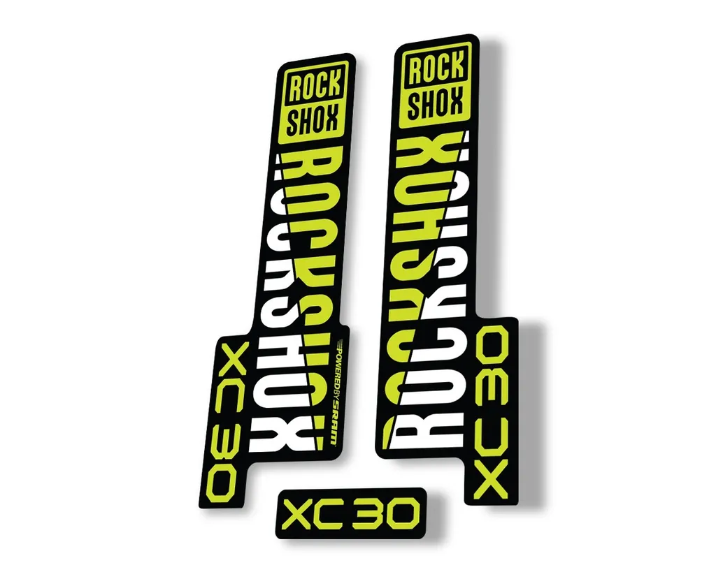 Rock Shox XC 30 2020 Fork Decal Mountain Bike Cycling Sticker Adhesive L. Green