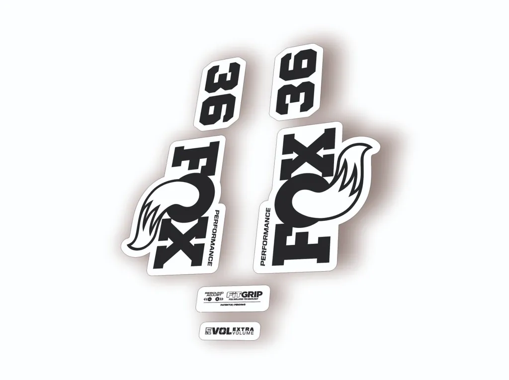 FOX 36 Performance 2026 Fork Factory Suspension Decal Sticker Adhesive Black