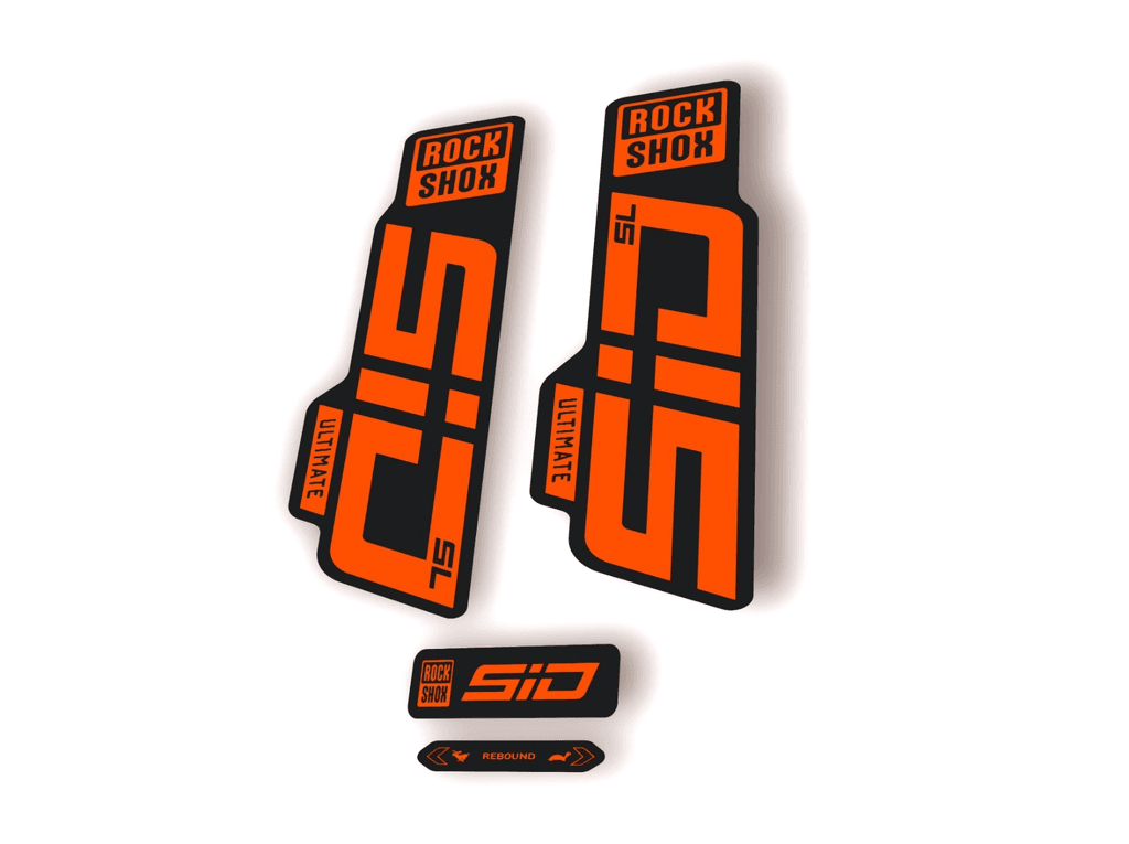Rock Shox SID SL Ultimate 2024 Fork Decal MTB Cycling Sticker Kit Blue