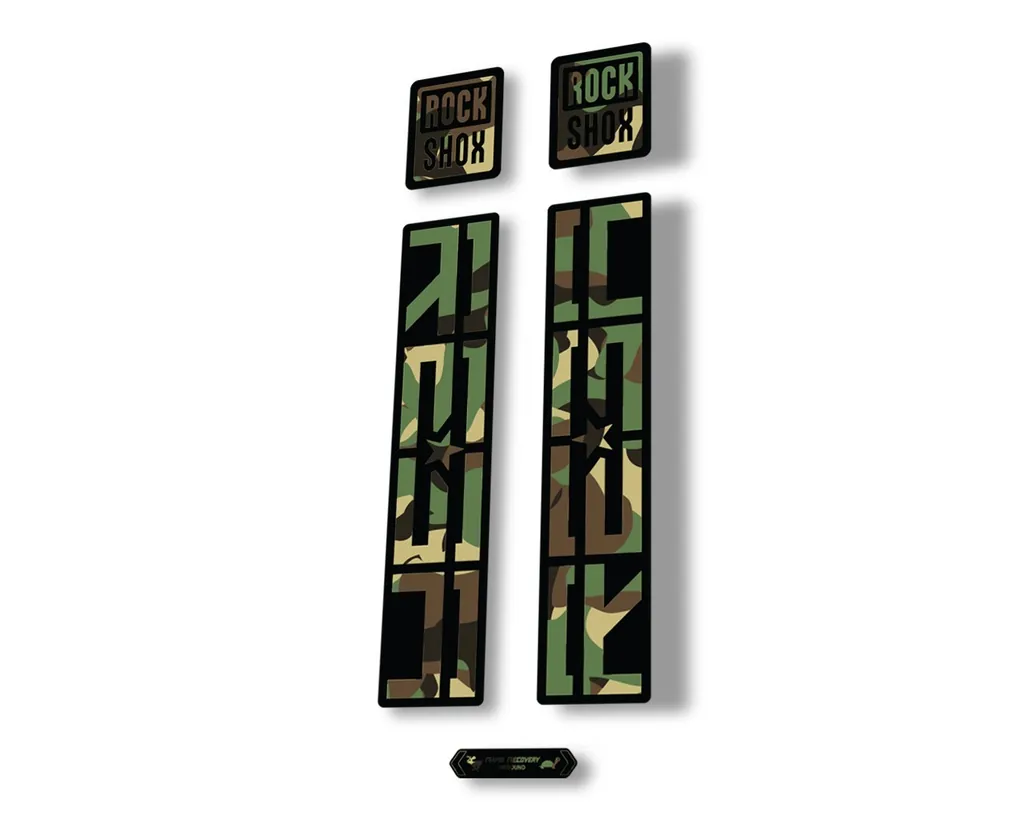 Rock Shox REBA 2020 Fork Decal Mountain Bike Cycling Sticker Adhesive Camo