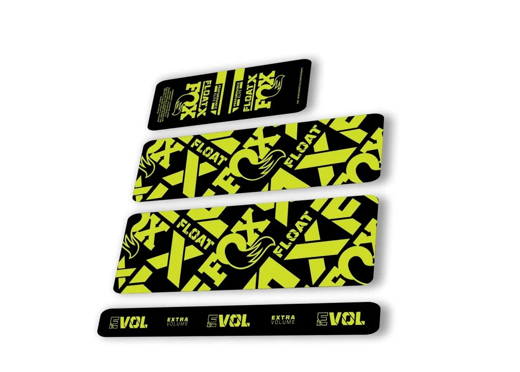 Fox 2022 Float X Performance Elite Rear Shock Suspension Sticker Decal L.Green