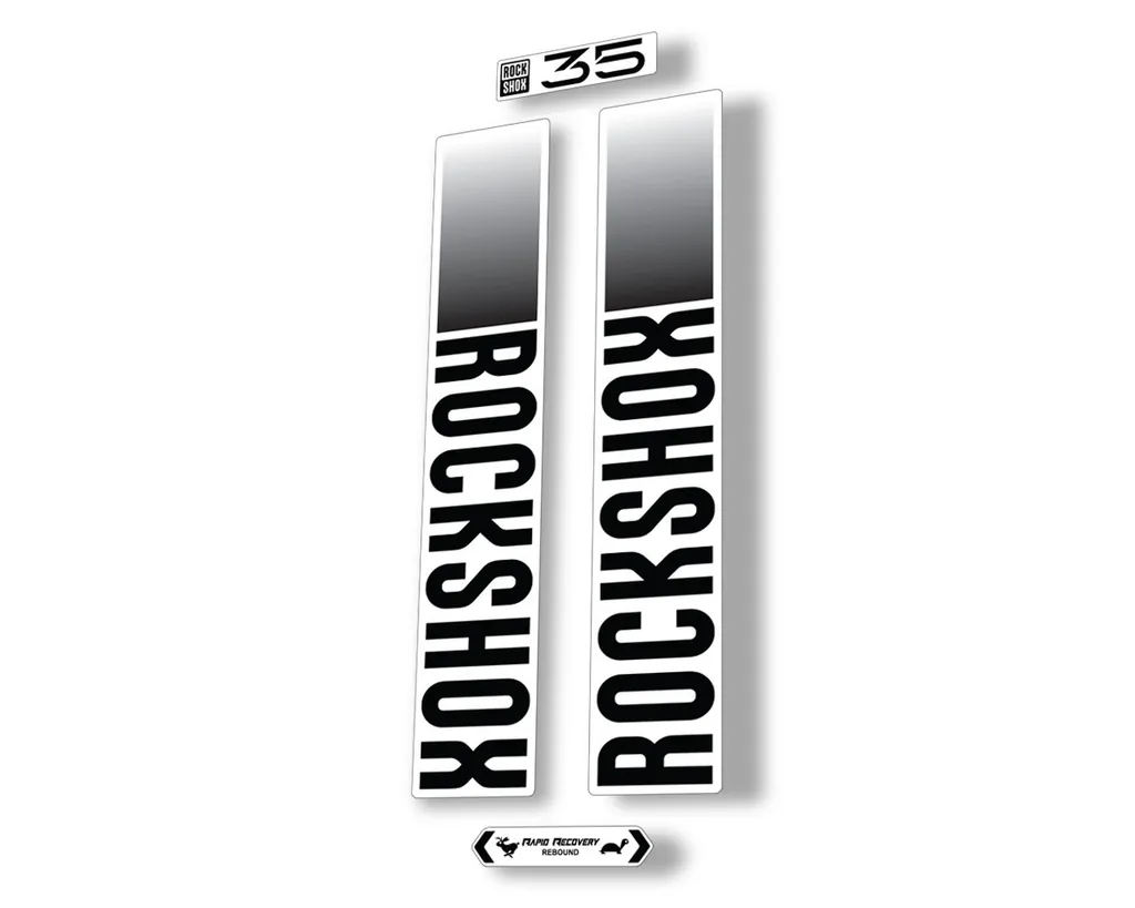 Rock Shox 35 2021 Fork Decal Mountain Bike Cycling Sticker Adhesive Black