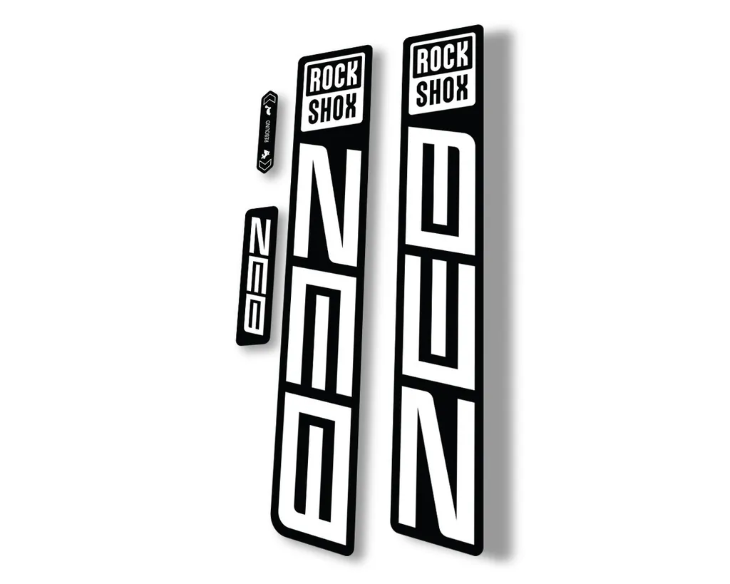 Rock Shox ZEB R 2021 Mountain Bike Cycling Decal Sticker Adhesive White