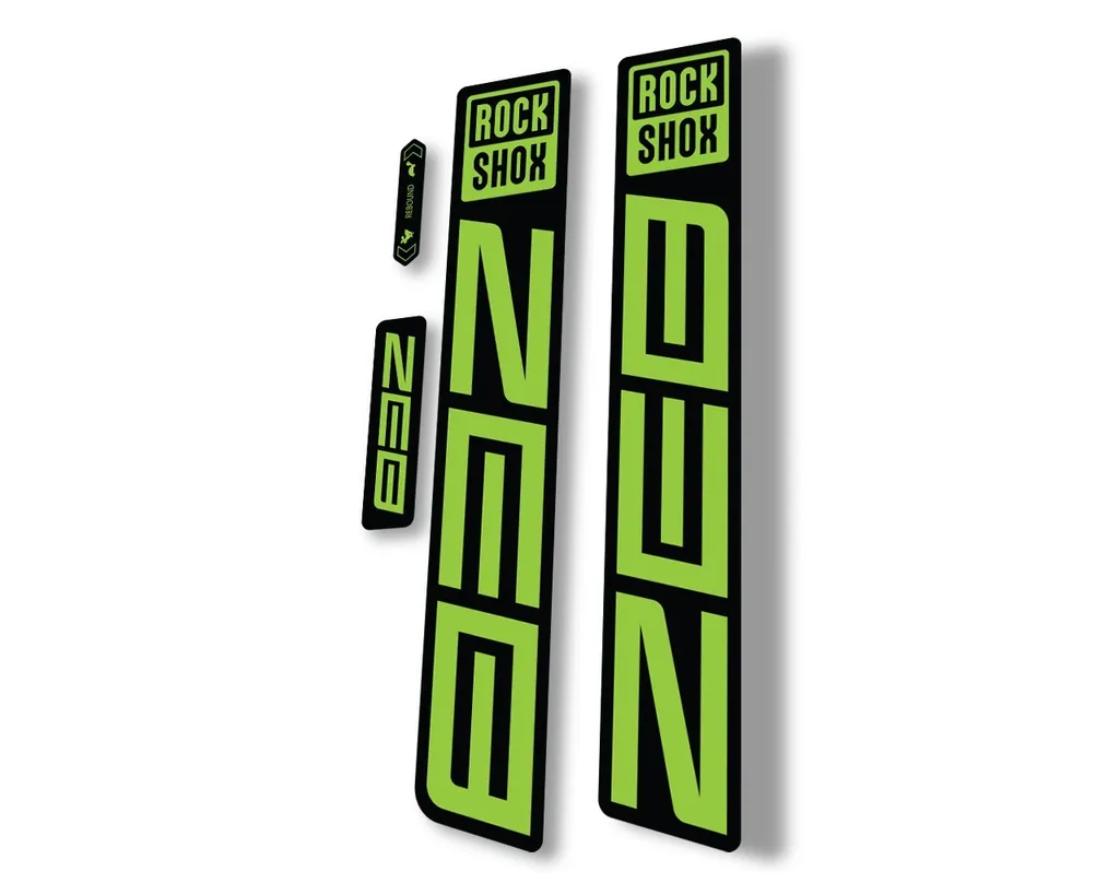 Rock Shox ZEB R 2021 Mountain Bike Cycling Decal Sticker Adhesive Green