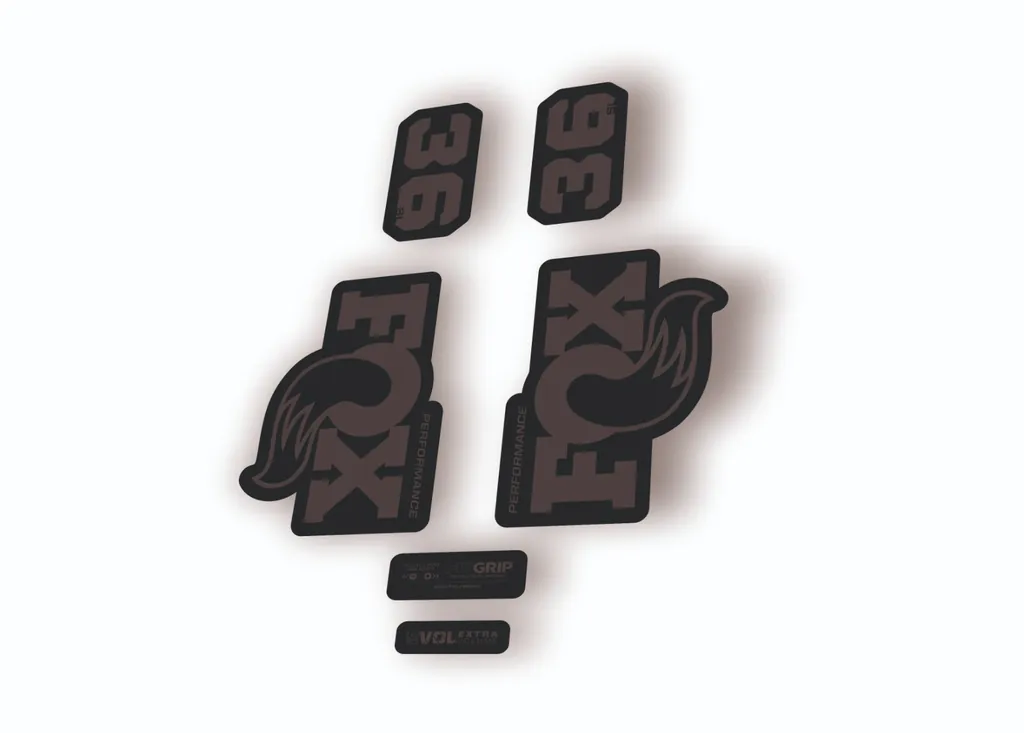 FOX 36 SL Performance Factory 2026 Fork Decal Sticker Adhesive Gray