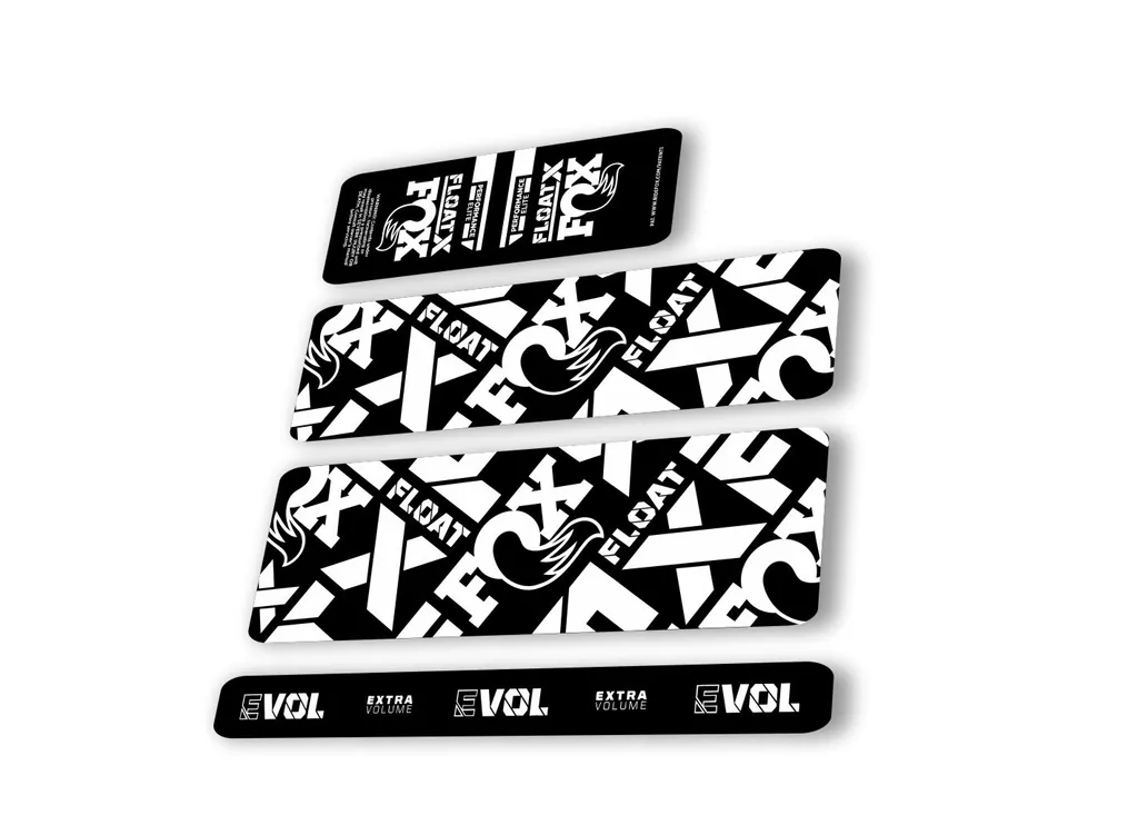 Fox 2022 Float X Performance Elite Rear Shock Suspension Sticker Decal White