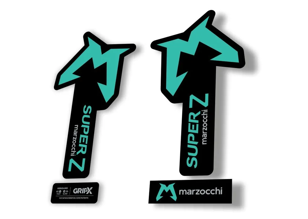Marzocchi SUPER Z 2025 Fork Suspension Sticker Decal Kit Adhesive Dolphin