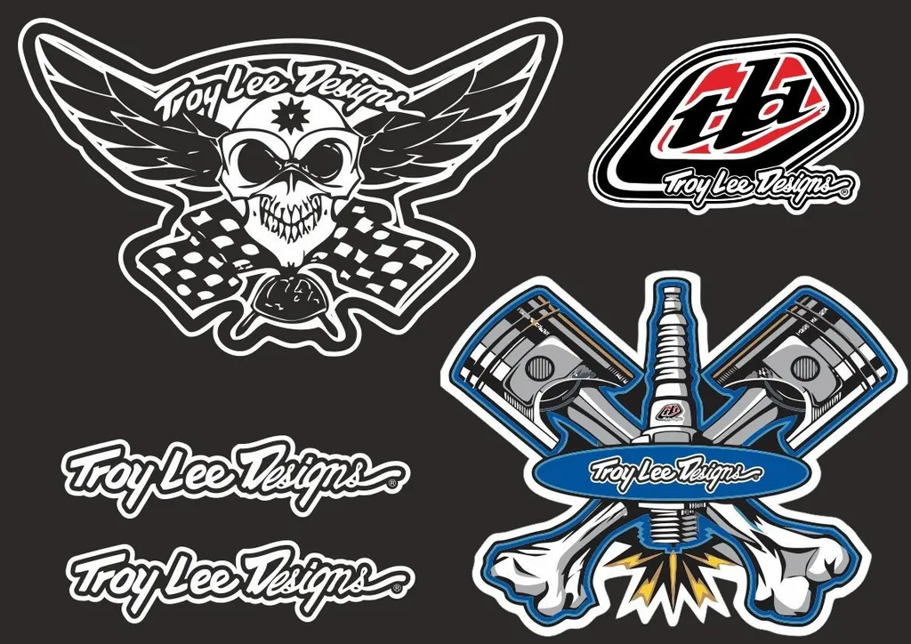 Troy Lee Designs Bike Bicycle Frame Decal Sticker Graphic Adhesive Set Vinyl #14