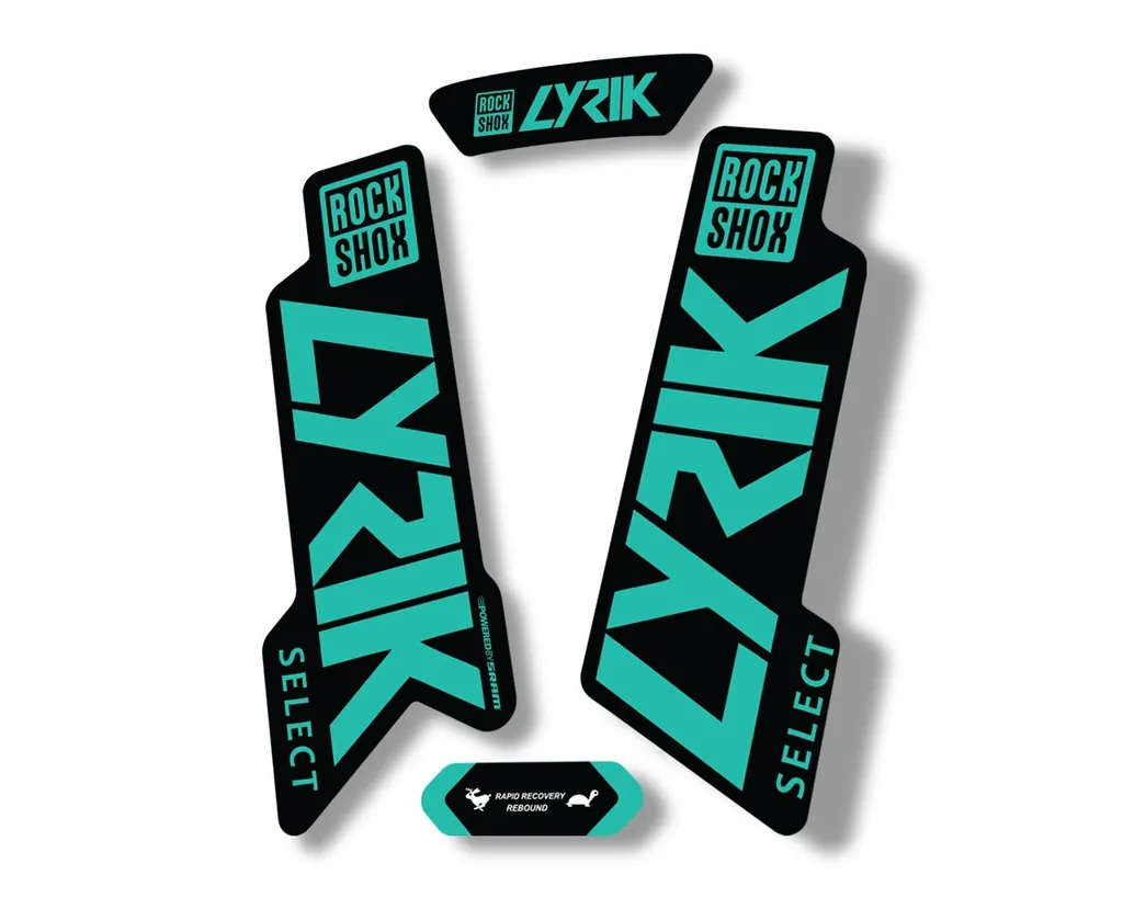 Rock Shox LYRIK 2020 ULTIMATE Mountain Bike Cycling Decal Sticker Dolphin