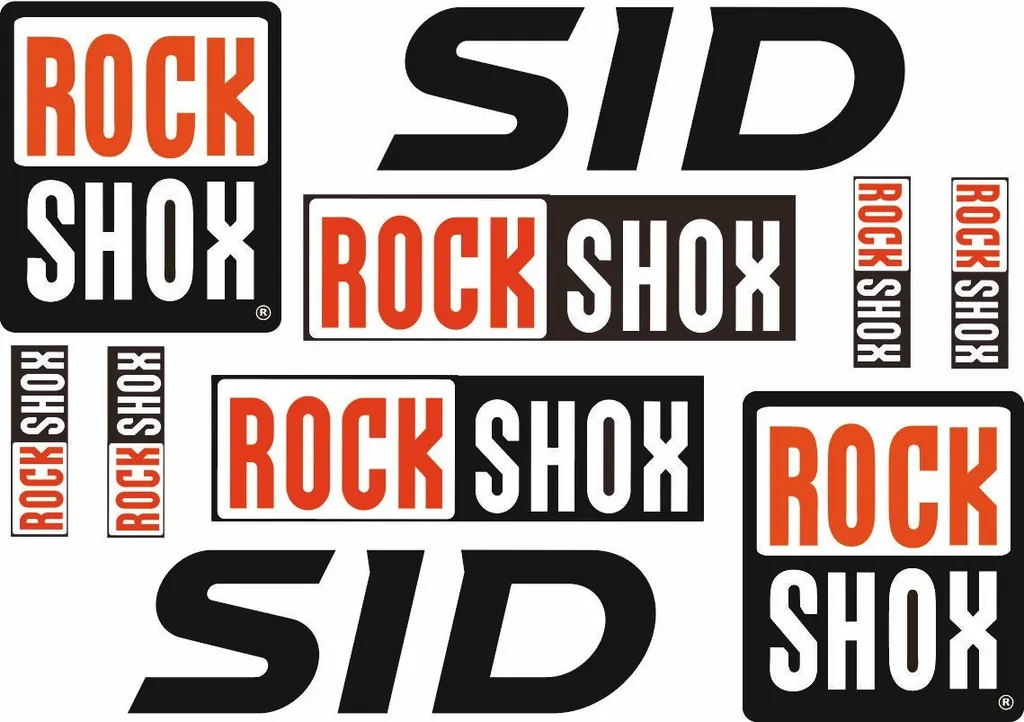 Rock Shox SID Bicycle Forks Decals Stickers Graphic Set Vinyl Logo Adhesive