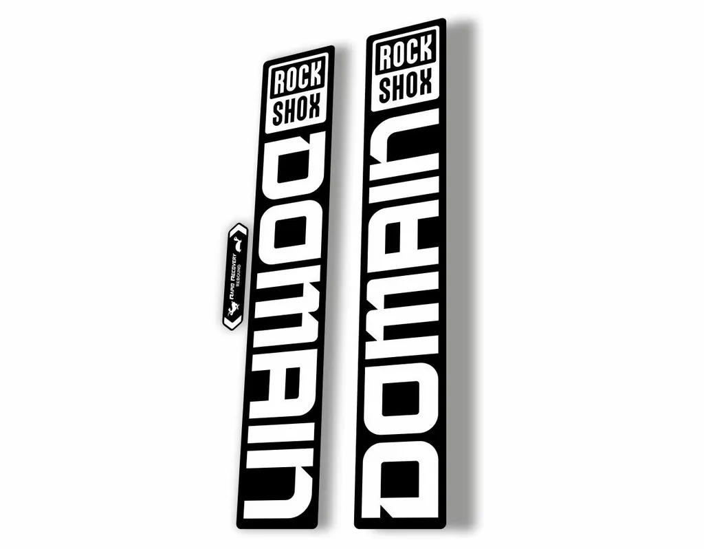 Rock Shox DOMAIN 2022 Mountain Bike Cycling Decal Sticker Adhesive White