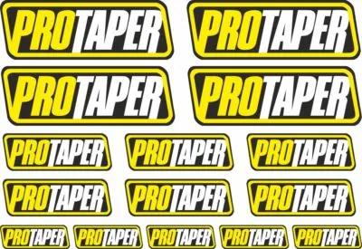 Pro Taper Decal Sheet Sticker Graphic Set Logo Adhesive Aufkleber 15 Pcs