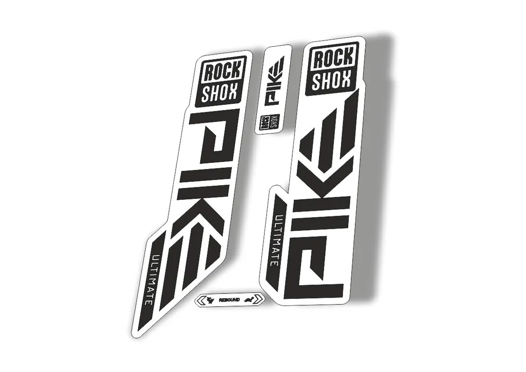 Rock Shox PIKE ULTIMATE 2023 Mountain Bike Cycling Decal Sticker Adhesive Black
