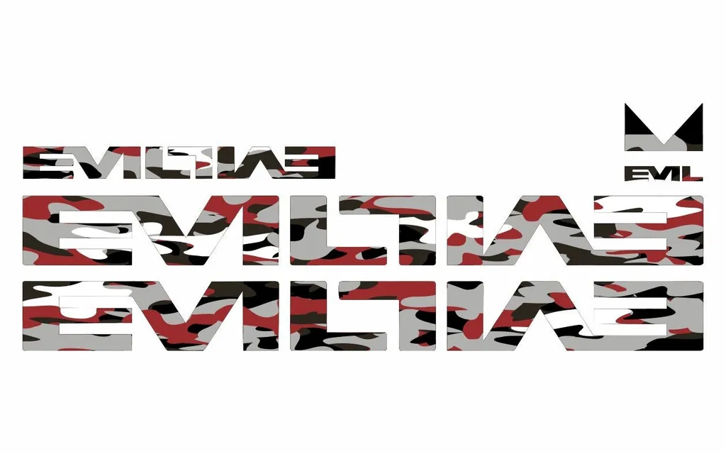 Bicycle Vinyl Frame Stickers – Compatible with EVIL Bike Frames – Red Camo