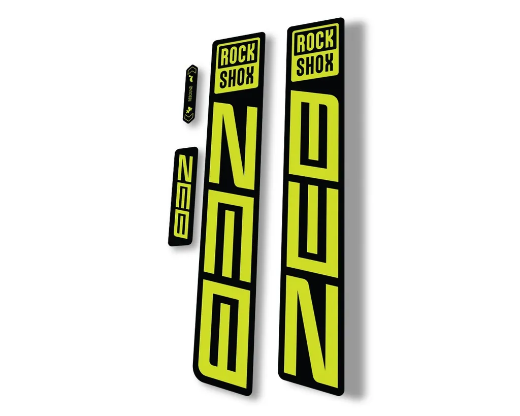 Rock Shox ZEB R 2021 Mountain Bike Cycling Decal Sticker Adhesive Lime Green
