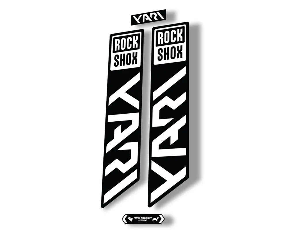 Rock Shox YARI 2021 Fork Decal Mountain Bike Cycling Sticker Adhesive White