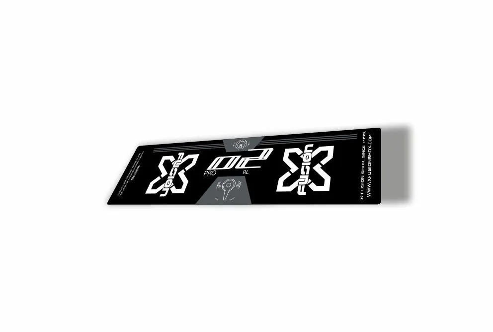 X Fusion 2018 O2 Pro RL Rear Shock Suspension Sticker Factory Decal White