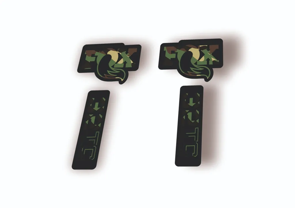 FOX 32 Taper Cast Elite 2024 Fork Suspension Factory Decal Sticker Adhesive Camo