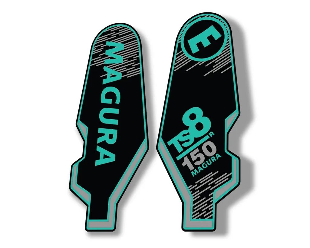 MAGURA TS8 R 150 2013 Suspension Decal Kit Sticker Adhesive Aufkleber Dolphin