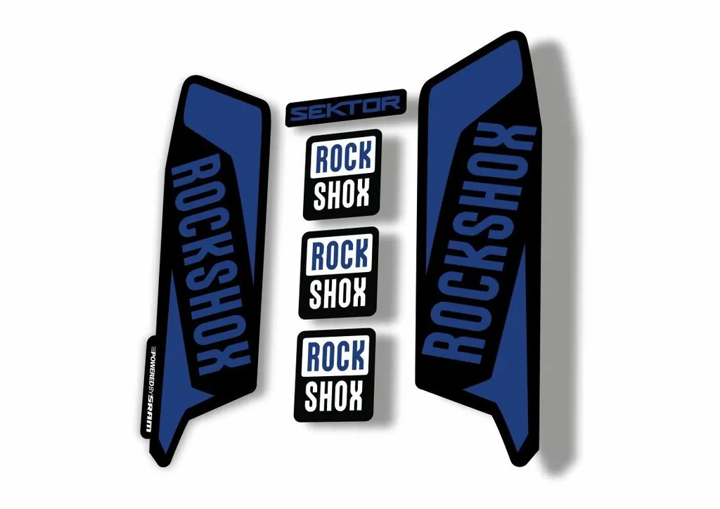 Rock Shox SEKTOR 2016 Fork Decal Mountain Bike Cycling Sticker Adhesive D. Blue