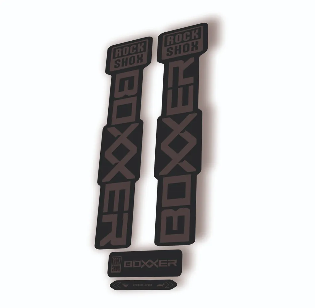Rock Shox BOXXER 2024 ULTIMATE Mountain Bike Cycling Decal Adhesive Gray