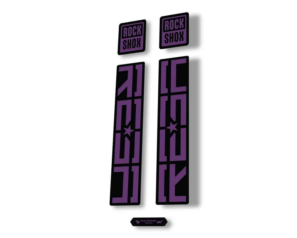 Rock Shox REBA 2020 Fork Decal Mountain Bike Cycling Sticker Adhesive Purple