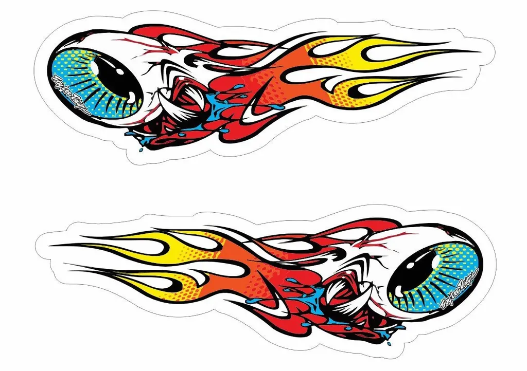 Troy Lee Designs Bike Bicycle Frame Decal Sticker Graphic Adhesive Set Vinyl #20