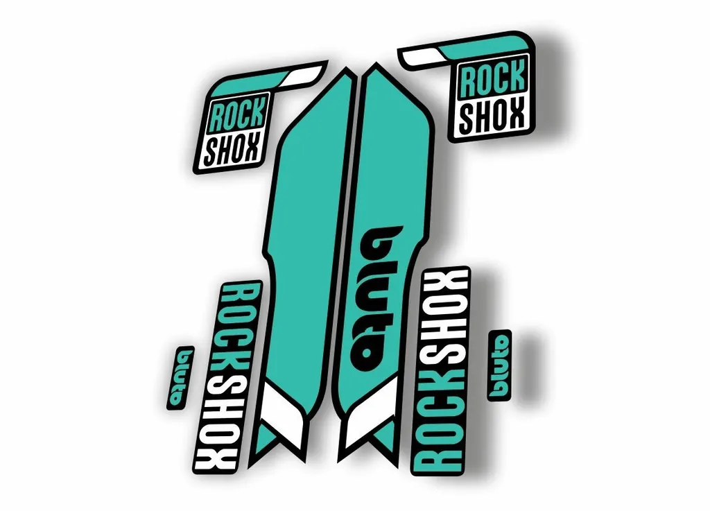 Rock Shox BLUTO 2016-17 Mountain Bike Cycling Fork Decal Sticker Dolphin