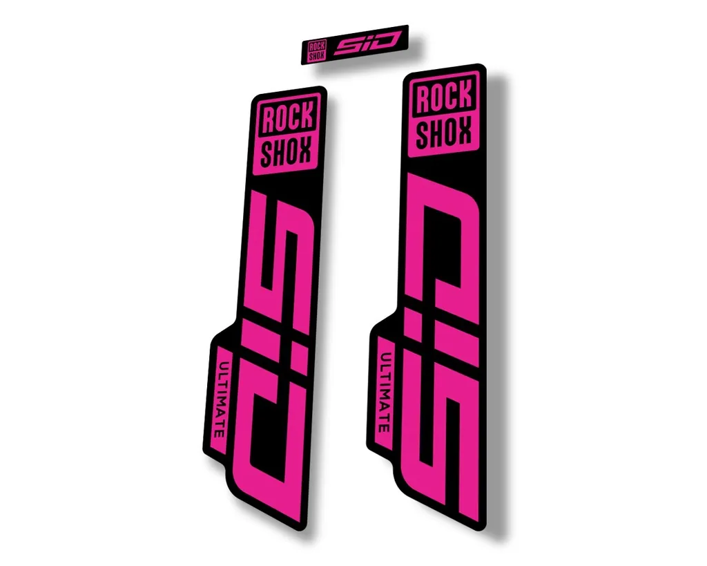 Rock Shox SID 2021 ULTIMATE Fork Decal Mountain Bike Cycling Sticker Pink