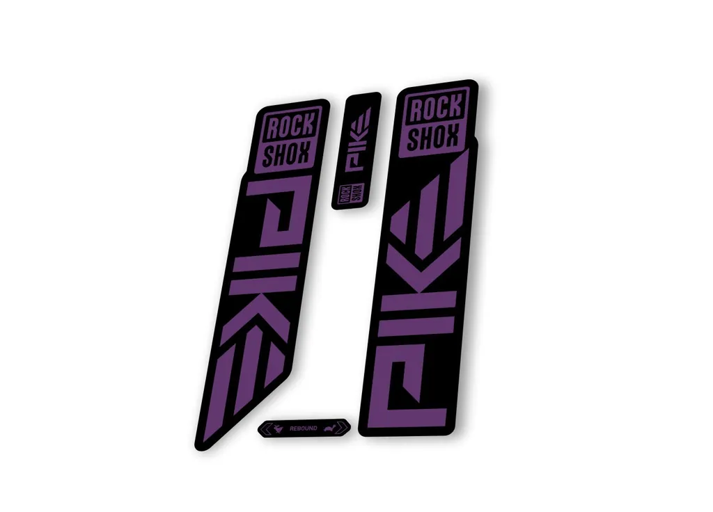 Rock Shox PIKE 2023 Mountain Bike Cycling Decal Sticker Adhesive Purple