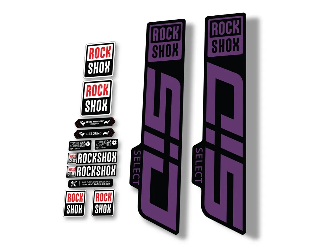 Rock Shox SID 2021 Select Mountain Bike Cycling Decal Sticker Adhesive Purple