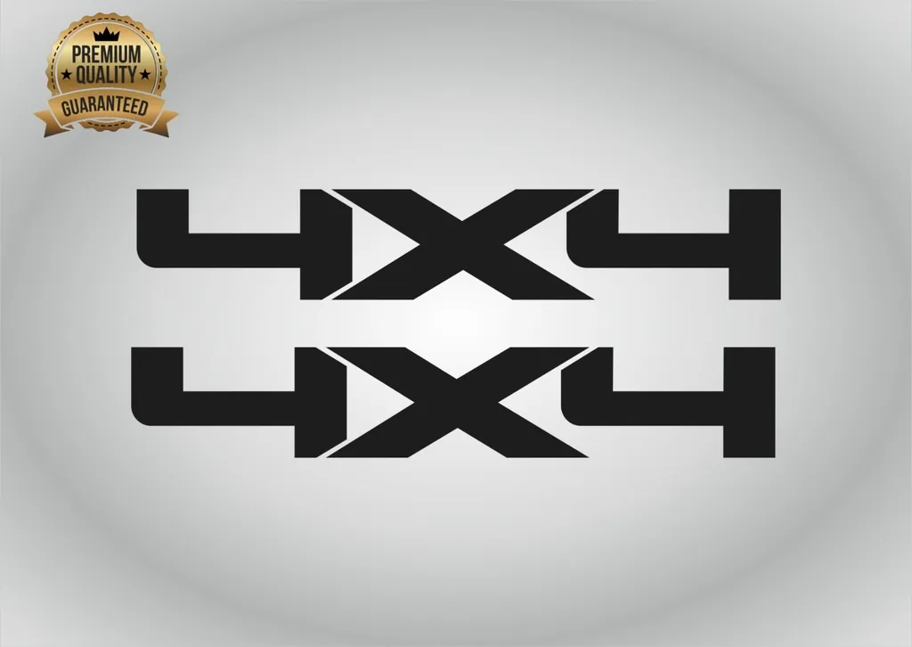 4x4 Decals Compatible with Ford F150 2009-2011 Truck Body Tail 2pcs