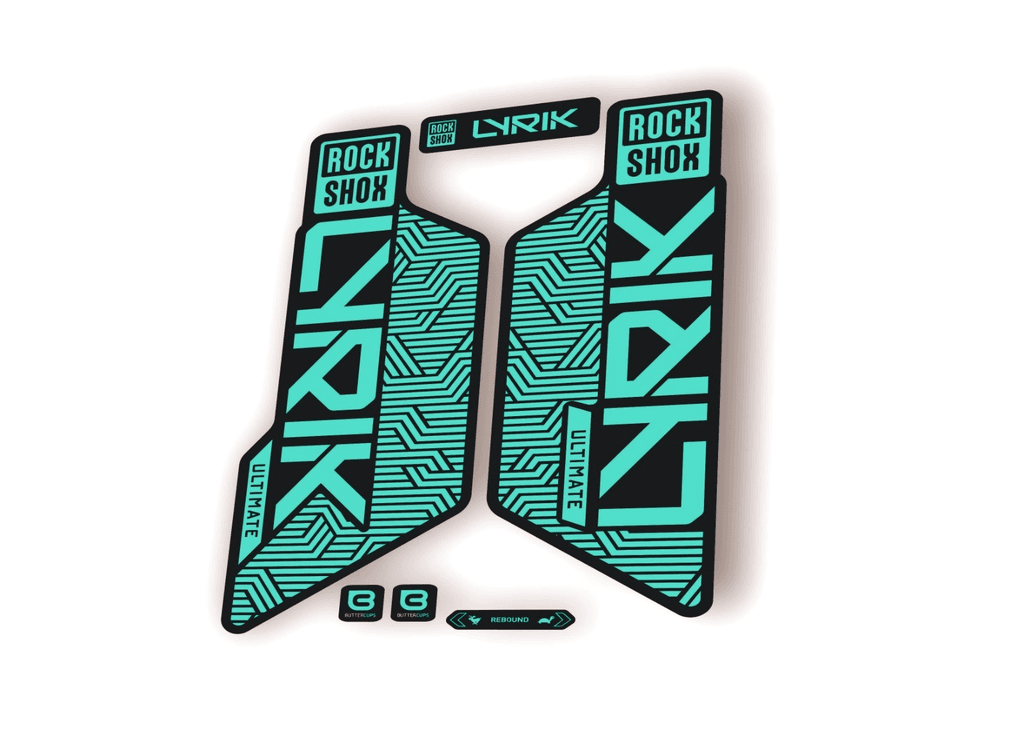 Rock Shox LYRIK ULTIMATE 2025 Flight Attendant Bike Cyclin Decal Sticker Dolphin