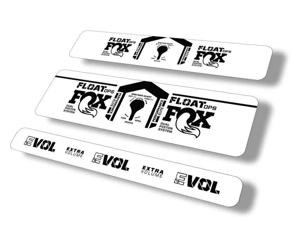 FOX Float DPS 2021 Performance Elite Rear Shock Suspension Sticker Decal Black