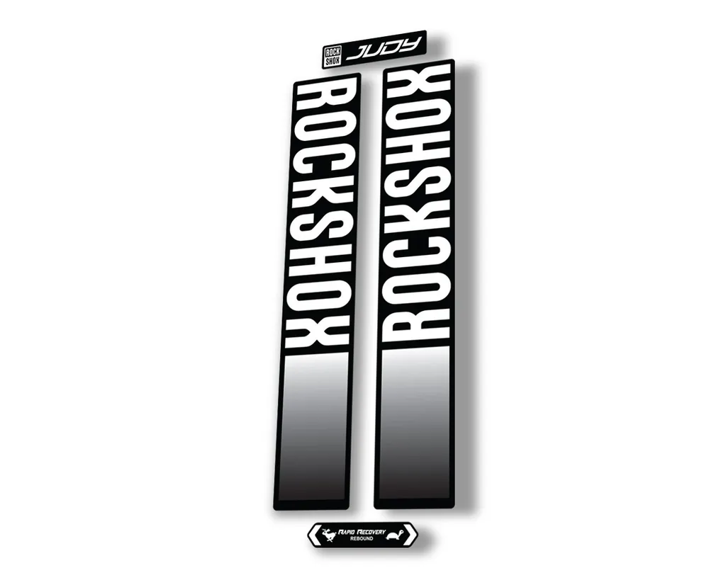 Rock Shox JUDY 2021 Fork Decal Mountain Bike Cycling Sticker Adhesive White