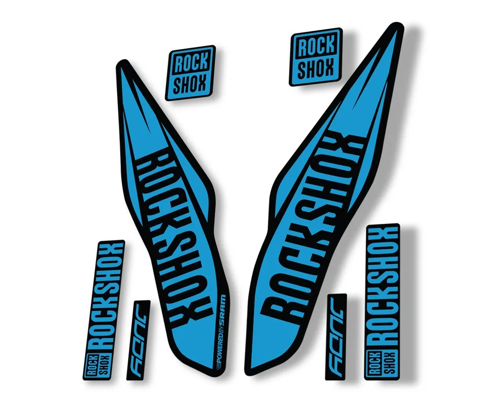 Rock Shox Judy 2017 Fork Decal Bike Cycling Sticker Adhesive Blue