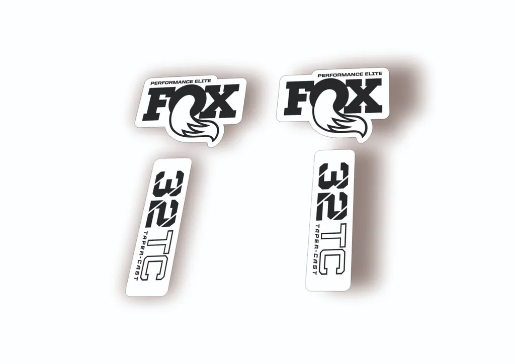 FOX 32 Taper Cast Elite 2024 Fork Suspension Factory Decal Sticker Adhesiv Black