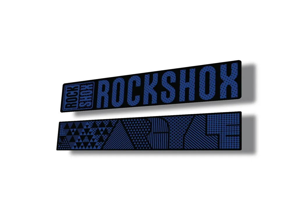 Rock Shox ARGYLE 2017 Fork Decal Mountain Bike Cycling Sticker Dark Blue