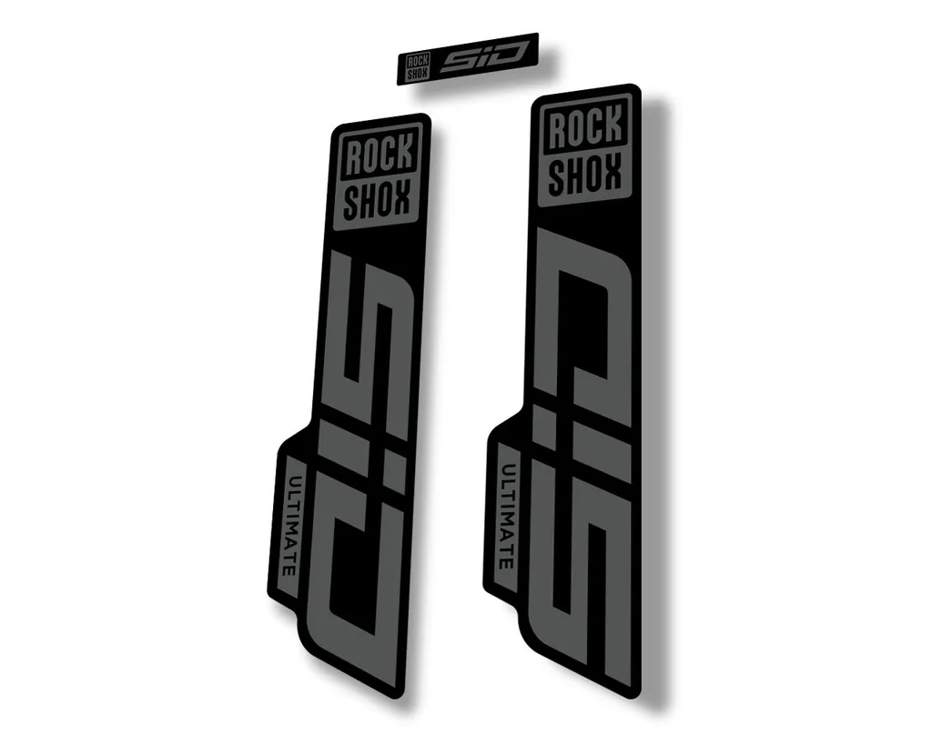 Rock Shox SID 2021 ULTIMATE Fork Decal Mountain Bike Cycling Sticker Gray