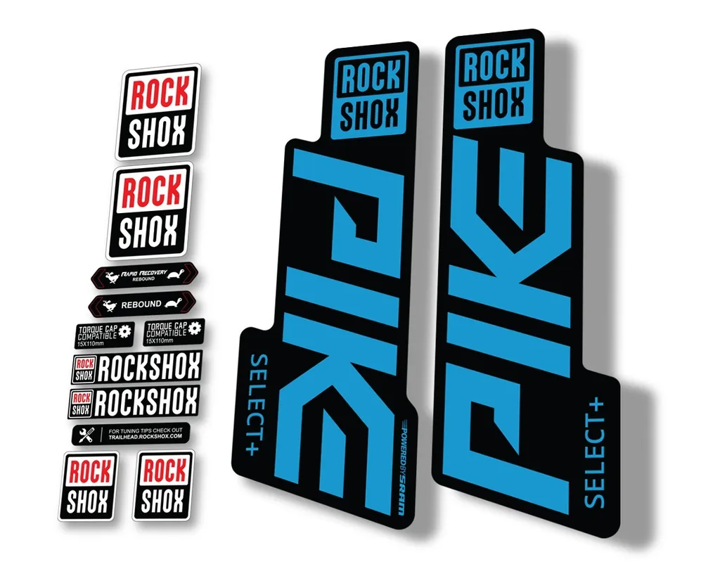 Rock Shox PIKE 2020 Select Plus (+) Mountain Bike Cycling Decal Sticker Blue