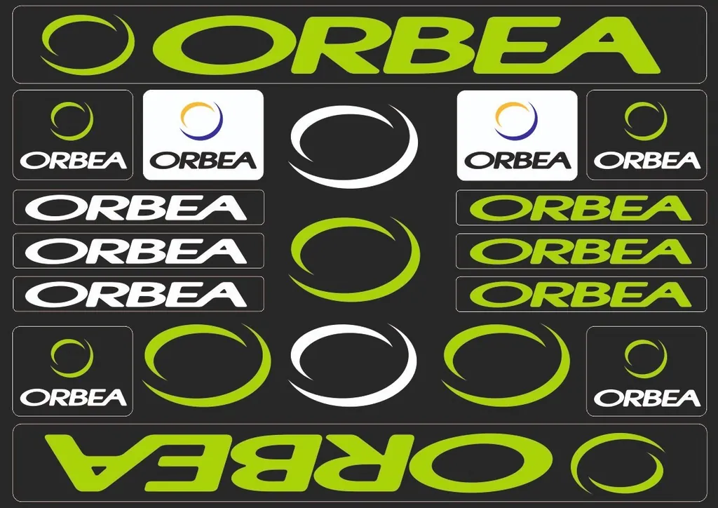 Bicycle Vinyl Stickers – Compatible with ORBEA Bikes – Green