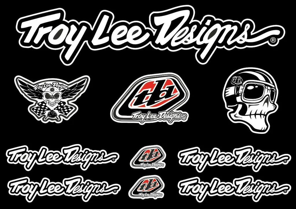 Troy Lee Designs Bike Bicycle Frame Decals Sticker Graphic Adhesive Set Vinyl #1