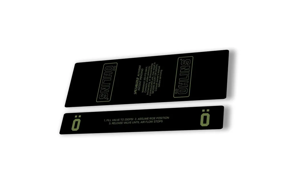 Ohlins STX22 Rear Shock Decal Mountain Bike Cycling Sticker Adhesive Olive