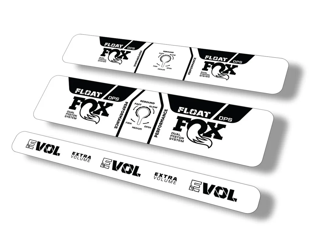 FOX Float DPS 2021 Performance Rear Shock Suspension Sticker Decal Black