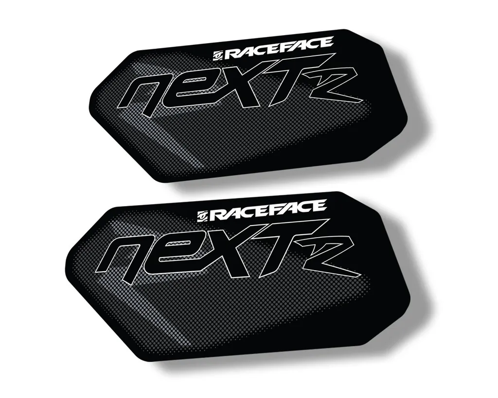 Race Face Next R Crank Decals Set Sticker Mountain Bike Adhesive White 2Pcs